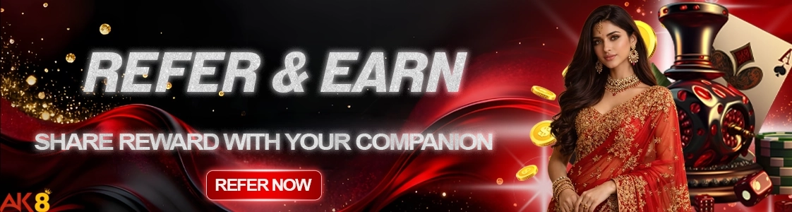 AK8 refer and earn referral bonus promotion